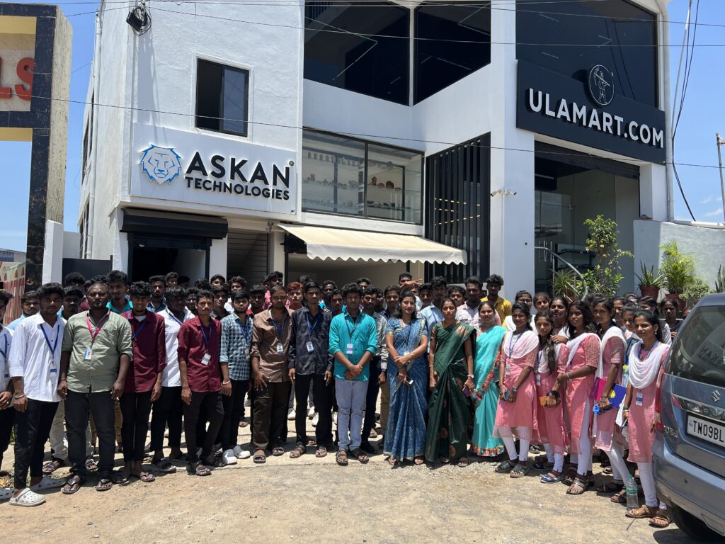 Group Photo of Aruna Vidhya Students and Faculty at Askan Technologies
