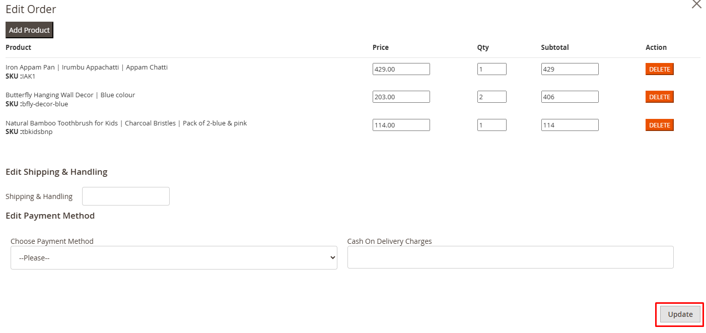 Product Screenshot
