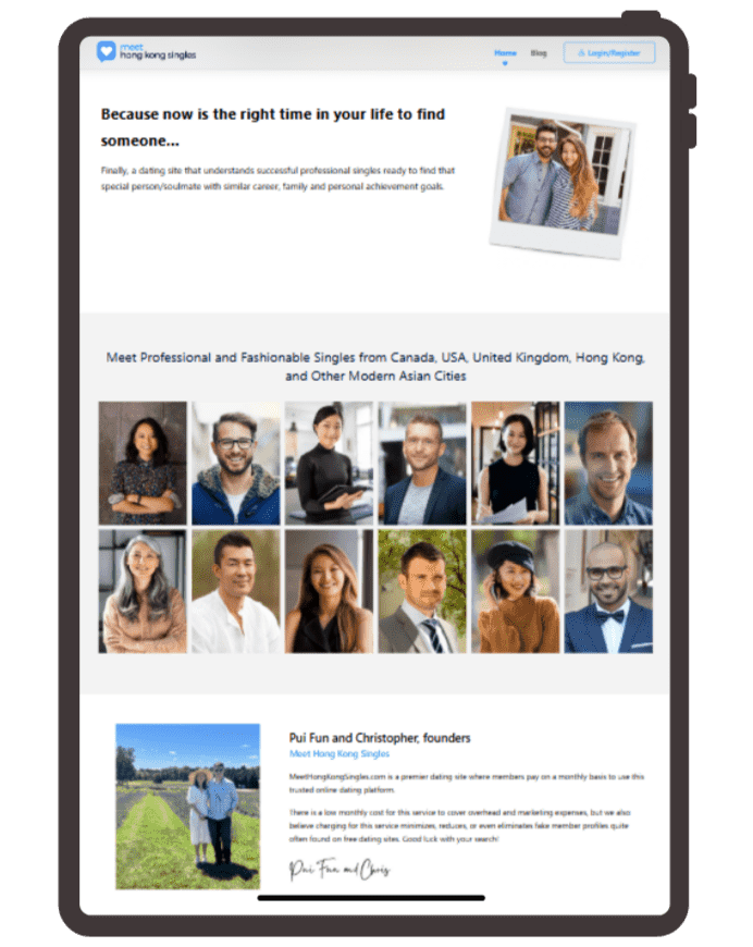 Hongkong matchmakers Full screen image