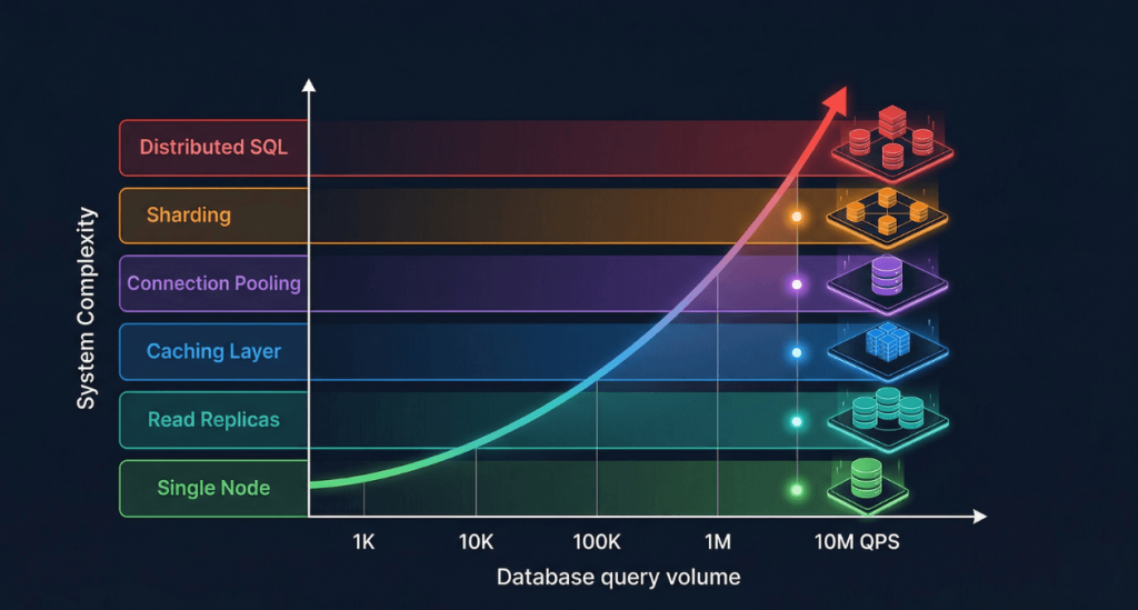 Database Scaling Strategies: How to Handle 1K to 10M Queries Per Second